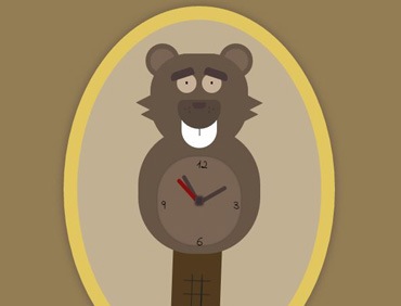 Beaver Clock